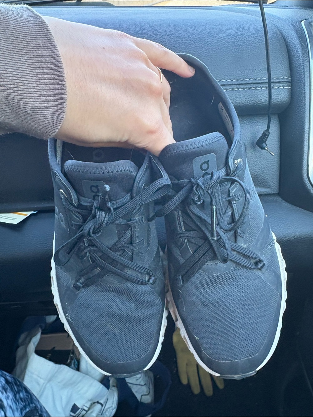 On Running Women's Cloud Sneakers in black